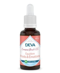 Composé Poids & Emotions - SANS ALCOOL BIO, 30&nbsp;ml